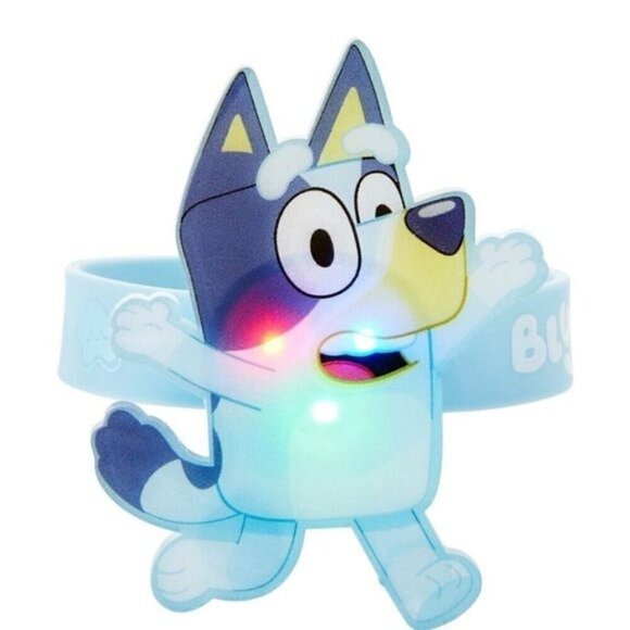 Spirit Halloween Bluey or Bingo Rubber Light-Up Bracelet - Picture 2 of 6